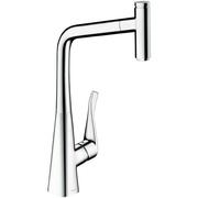 Смеситель для кухонной мойки Hansgrohe METRIS SELECT 14884000 с выдвижным душем