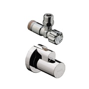 Запорный вентиль Hansgrohe 13954000 угловой с кожухом ½ - ⅜, хром