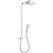 Душевая система Hansgrohe Raindance Select E 300 2jet Showerpipe 27126400 с термостатом для душа белый 27126400