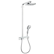 Душевая система Hansgrohe Raindance Select E 300 2jet Showerpipe 27126000 с термостатом для душа хром 27126000