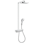 Душевая система Hansgrohe Raindance Select E 300 2jet Showerpipe 27128000 с термостатом 2 вида струй хром