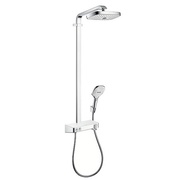 Душевая стойка Hansgrohe Raindance Select E 300 2jet хром белый