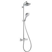 Душевая система Hansgrohe Raindance Select Showerpipe 240 27116000 поворотный держатель 450 мм, ½’, цвет хром 27116000