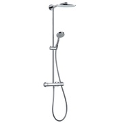 Душевая система Hansgrohe Raindance Showerpipe EcoSmart 180 27165000 с термостатом 3 вида струй 27165000