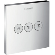 Запорный вентиль Hansgrohe ShowerSelect с кнопками управления 15764000