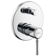 Смеситель для ванны Hansgrohe Talis classic монокомандный с переключателем, встроенный монтаж, внешняя часть, хром