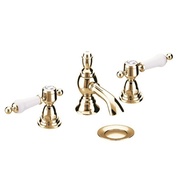 Смеситель для раковины Heritage Granley на 3 отверстия бронза TGBR06