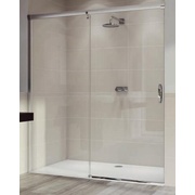 Дверь для душевого уголка Huppe Aura Elegance 401580.087.322 200x200 см с неподвижным сегментом правая матовое серебро/прозрачное стекло