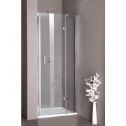 Дверь для душевого уголка Huppe Aura Elegance 401413.092.322.730 106-110x200 см левая хром глянцевый/прозрачное стекло
