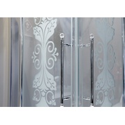 Шторка для ванны Huppe Design Victorian DV1401.092.344 левая хром/стекло FrozenGrace