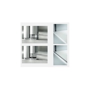 Набор комплектующих Huppe Design Elegance 8E2601.087 матовое серебро