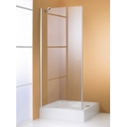 Панель для душевого уголка Huppe Design 510782.087.321 90x190 см матовое серебро/прозрачное стекло