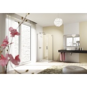 Дверь для душевого уголка Huppe Design 882051.087.322 90x190 см матовое серебро/прозрачное стекло