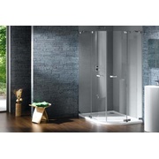 Дверь для душевого уголка Huppe Enjoy 3T3413.092.322.800 90x90x200 см с неподвижным сегментом левая хром/стекло прозрачное