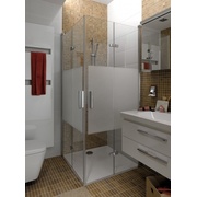 Дверь для душевого уголка Huppe Enjoy 3T0105.092.322 120x200 см с неподвижным сегментом левая хром/стекло прозрачное