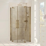 Душевая перегородка Huppe Studio Victorian SV0802.031.343 100x100x201 бронза