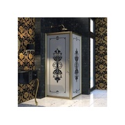 Душевая перегородка Huppe Studio Victorian SV0102.093.344 100x100 золото глянец квадрат