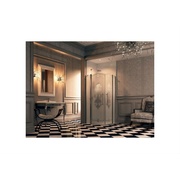 Душевая перегородка Huppe Studio Victorian SV0802.031.344 100x100 бронза квадрат