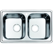 Мойка для кухни из нержавейки Iddis Strit 2 чаши, STR78S2i77