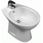 Биде напольное Ideal Standard Ecco 53x35.5 с отверстием под смеситель, с переливом
