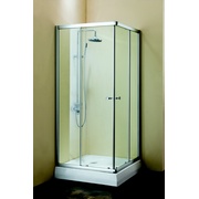 Душевая шторка Ideal Clear Glass 80х80 сатин