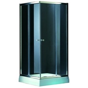 Душевая шторка Ideal Clear Glass 80х80 см хром