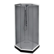Душевая кабина IDO Showerama 8-5 90x80 см профиль белый стекло тонированное