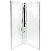 Задняя панель душевой кабины IDO Showerama 8-5 4985123011 100 профиль белый тонированное стекло