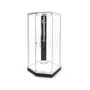 Акриловый поддон IDO Showerama 8-5 80x90 белый с черной фронтальной панелью