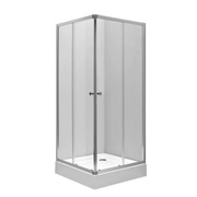 Душевой уголок IFO Silver 90х90 см SHG, закаленное прозрачное стекло