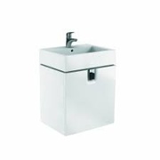 Тумба для раковины IFO Twins 60x46 см белый глянец 1 ящик