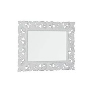 Зеркало Iside Calipso 100х80 белый глянец