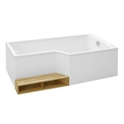 Акриловая ванна Jacob Delafon Bain Douche neo E6D002R-00 170x90/70 см без специального слива и ступеньки правая