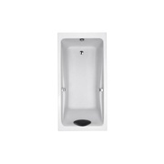 Акриловая ванна Jacob Delafon Evok 180x90 см с регулируемыми ножками и черной подушкой
