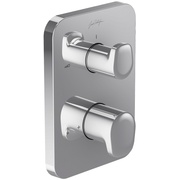 Термостат Jacob Delafon Modulo E98726-CP=E75385-CP с запорным краном на 1 выход