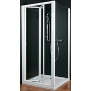 Душевая дверь Jacob Delafon Odeon up E50025-185 90x185 см складывающаяся реверсивная, хромированный профиль, прозрачное стекло