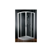 Душевой уголок Jacob Delafon Odeon up E50001-01R 80x80 см, без поддона, профиль белый, стекло прозрачное, четверть круга