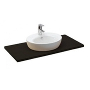 Столешница для раковины Jacob Delafon Ove 130x50 см без отверстия темное дерево