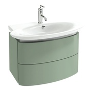 Тумба для раковины Jacob Delafon Presquile 66x41x45.2 см 2 ящика нежно-оливковый