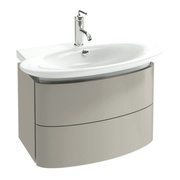 Тумба для раковины Jacob Delafon Presquile 66x41x45.2 см 2 ящика серый титан матовый