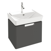 Тумба для раковины Jacob Delafon Reve 60 (57.3x43.5x44.5) см 1 ящик серый антрацит