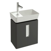 Тумба для раковины Jacob Delafon Reve 40 (41.8x25x44.5) см серый антрацит