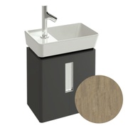 Тумба для раковины Jacob Delafon Reve 40 (41.8x25x44.5) см дымчатый