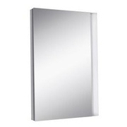 Зеркало Jacob Delafon Reve EB581-NF 46x65 см с 1-ой лампой, с флуоресцентной подсветкой, розеткой и ИК-датчиком включения подсветки