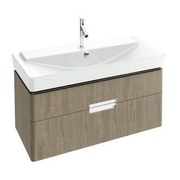 Тумба для раковины Jacob Delafon Reve 100 (97.3x43.5x44.5) см 2 ящика дымчатый