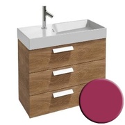 Тумба для раковины Jacob Delafon Rythmik 80x36 см 3 ящика малиновый