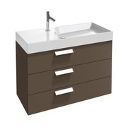 Тумба для раковины Jacob Delafon Rythmik 100x45 см 3 ящика светло-коричневый