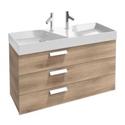 Тумба для раковины Jacob Delafon Rythmik 120x45 см 3 ящика квебекский дуб