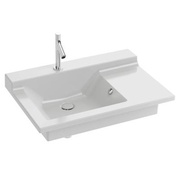 Раковина Jacob Delafon Soprano 80x54 см с отверстием для смесителя