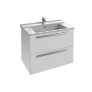 Тумба для раковины Jacob Delafon Struktura 77x47 см 2 ящика серый антрацит